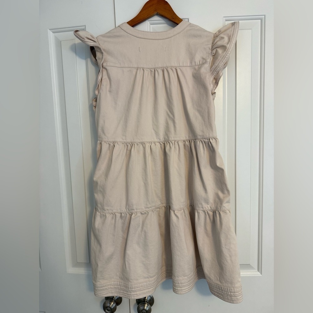Marie Oliver Neely Denim Dress Birch Size Large - Picture 3 of 9